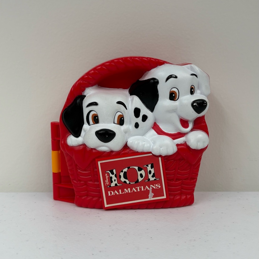 Disney 101 Dalmatians Vintage Travel Toy Folding House Book Mini Travel Toy